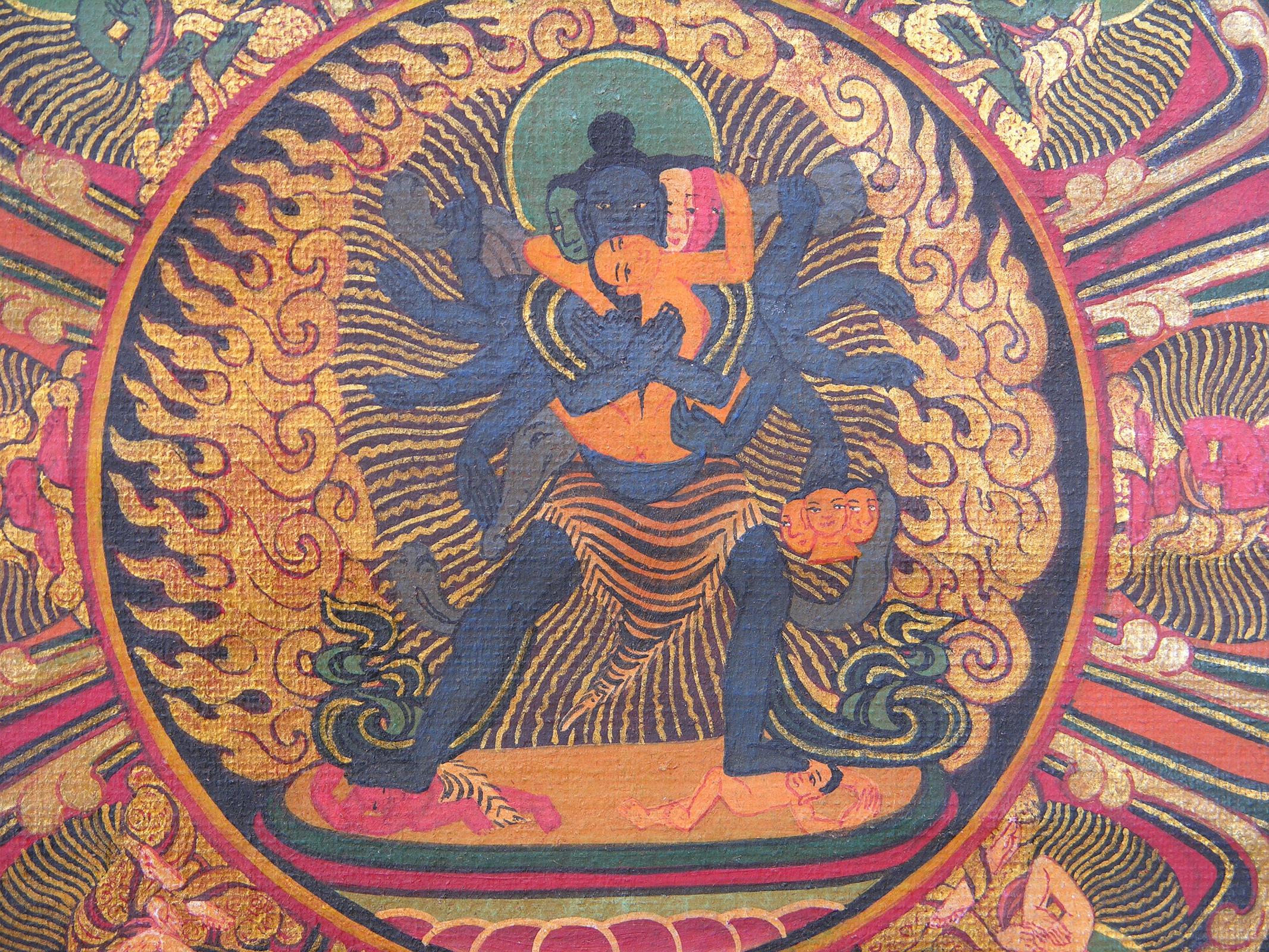 Chakrasamvara Mandala 11 Centre Close Up